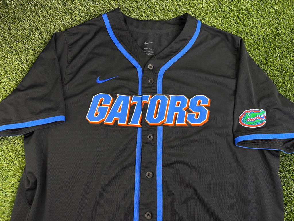 Florida Gators Black Baseball Jersey - 2XL
