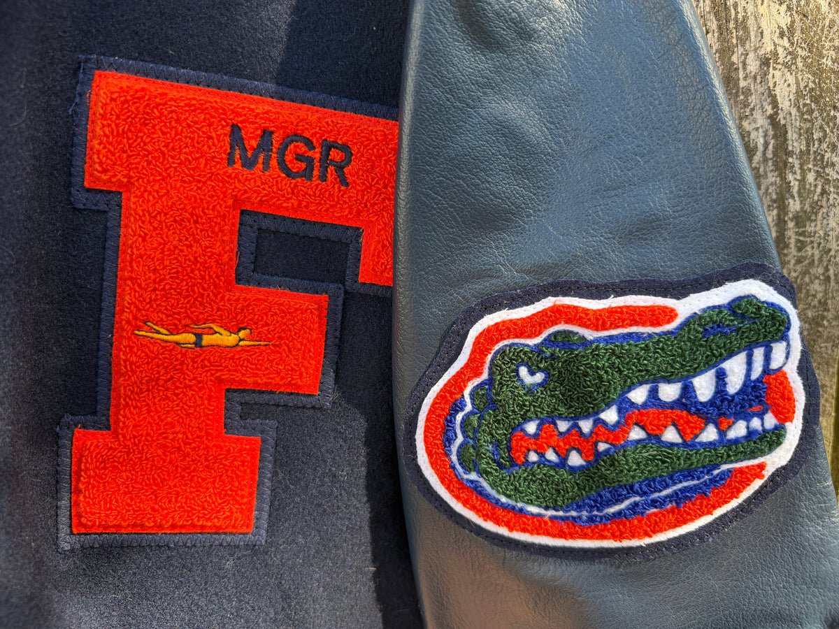 Florida Gators Swim Letterman Jacket - XL