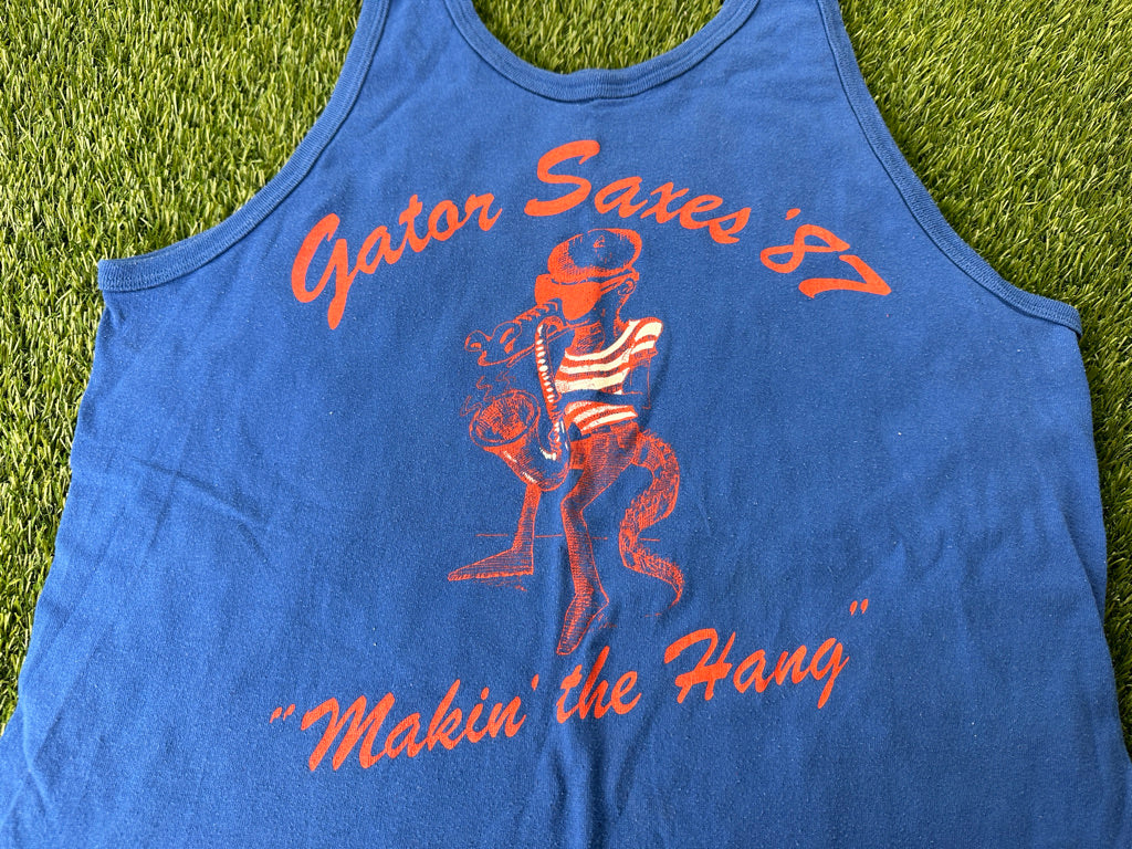 Vintage Florida Gators Band Saxes Tank Top 1987 - M