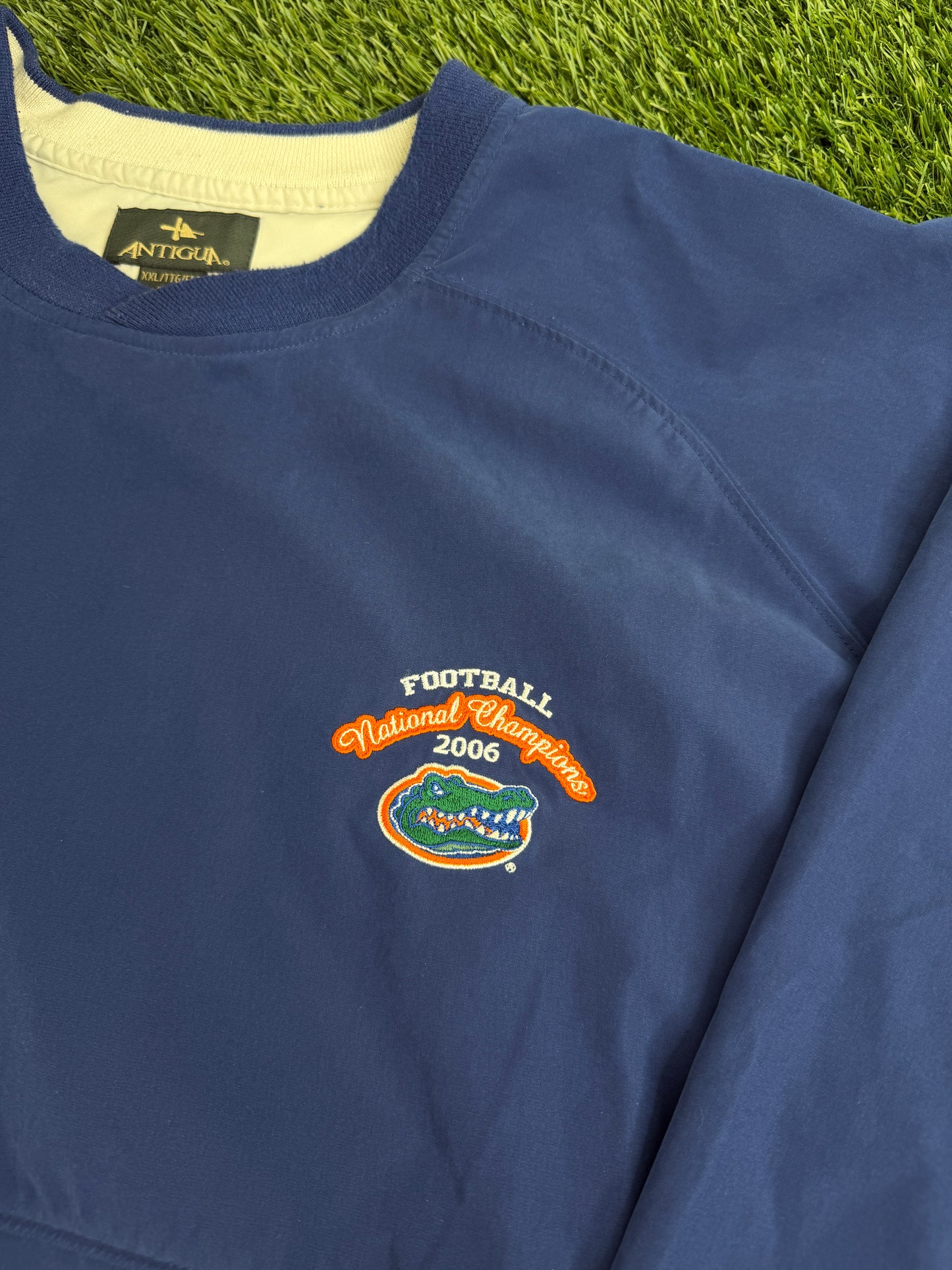 Vintage Florida Gators Pullover Windbreaker 2006 Champs - 2XL