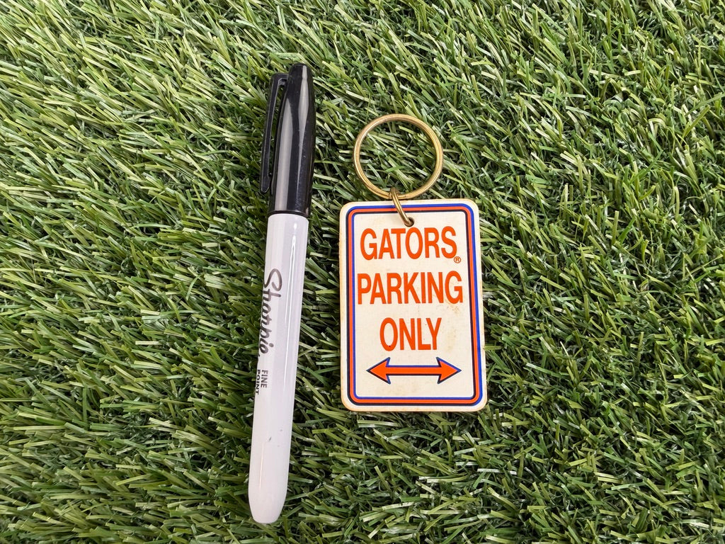 Vintage Florida Gators Parking Keychain