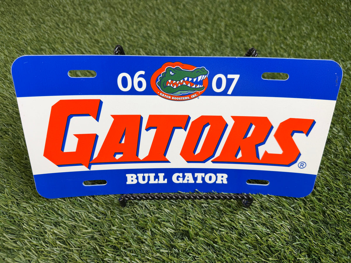 Vintage Florida Gators 2006/07 License Plate