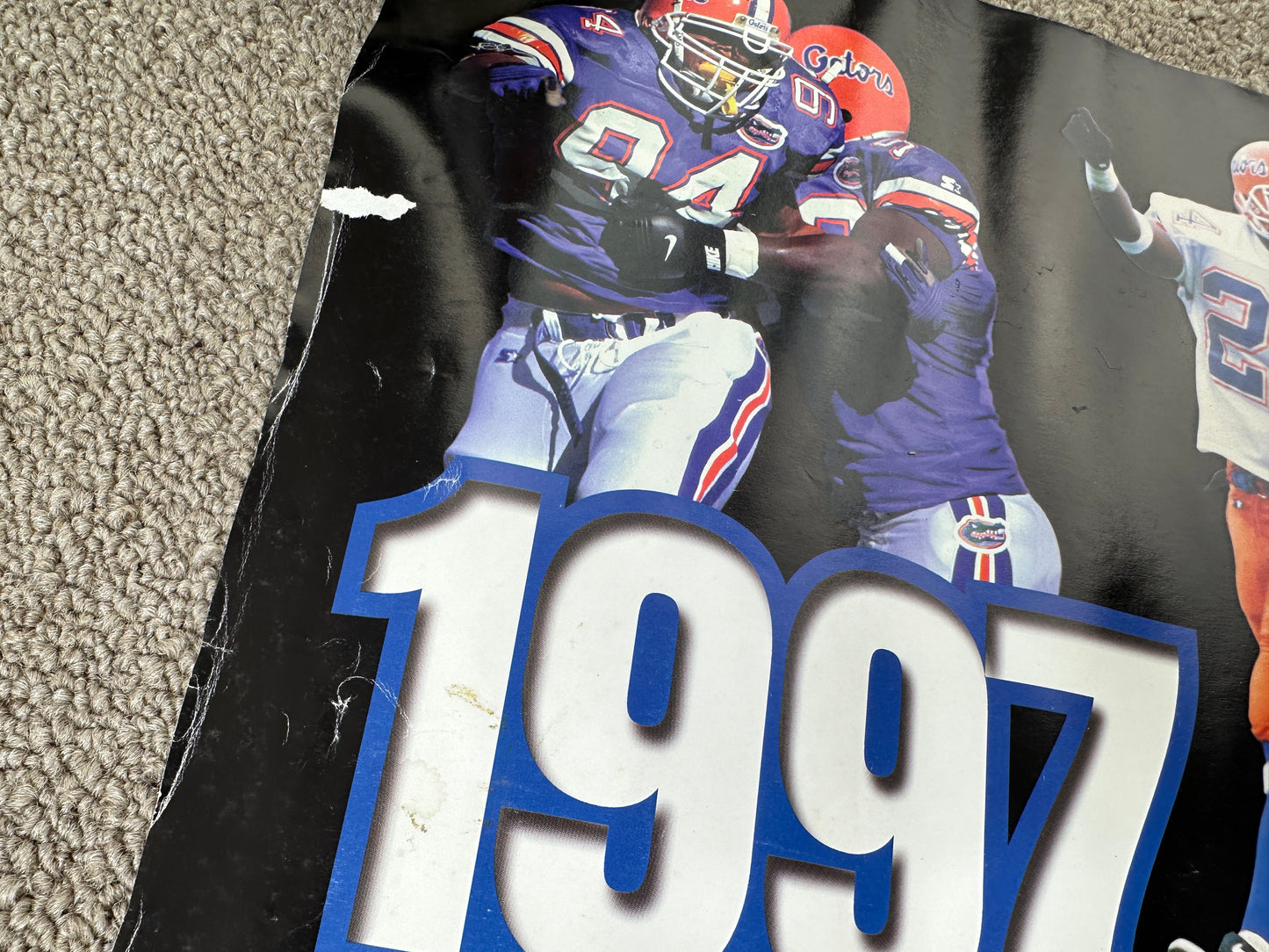 Vintage Florida Gators Football 1997 Poster