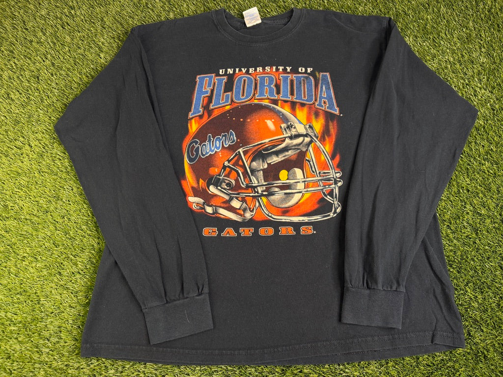 Vintage Florida Gators Flame Long Sleeve Shirt - XL