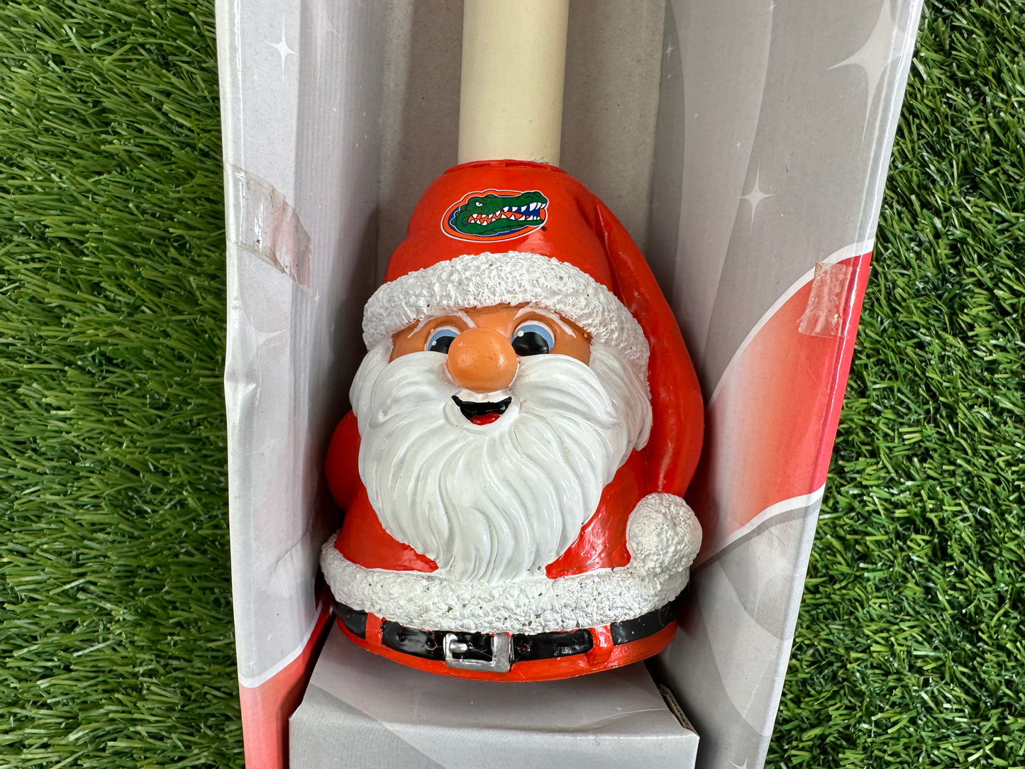 Florida Gators Santa Candle