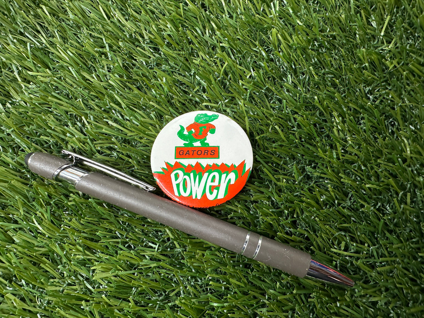 Vintage Florida Gators Button Power
