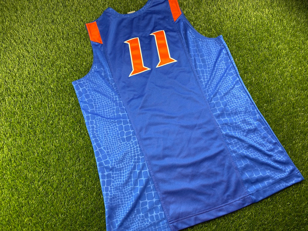 Blue + Orange Basketball Jersey
