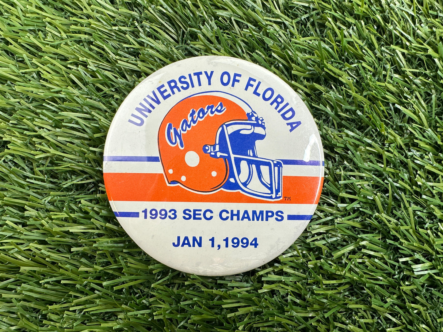 Vintage Florida Gators 1993 SEC Champs Button