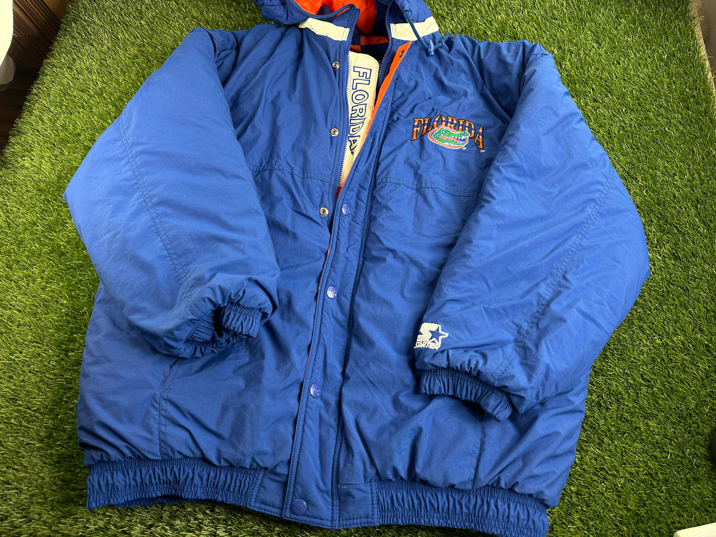 Vintage Florida Gators Starter Puffer Jacket - 2XL