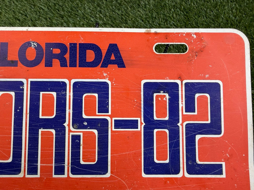 Vintage Florida Gators 1982 License Plate