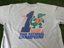 Load image into Gallery viewer, Vintage Florida Gators 2006 National Champs Shirt Dual Gray - 2XL
