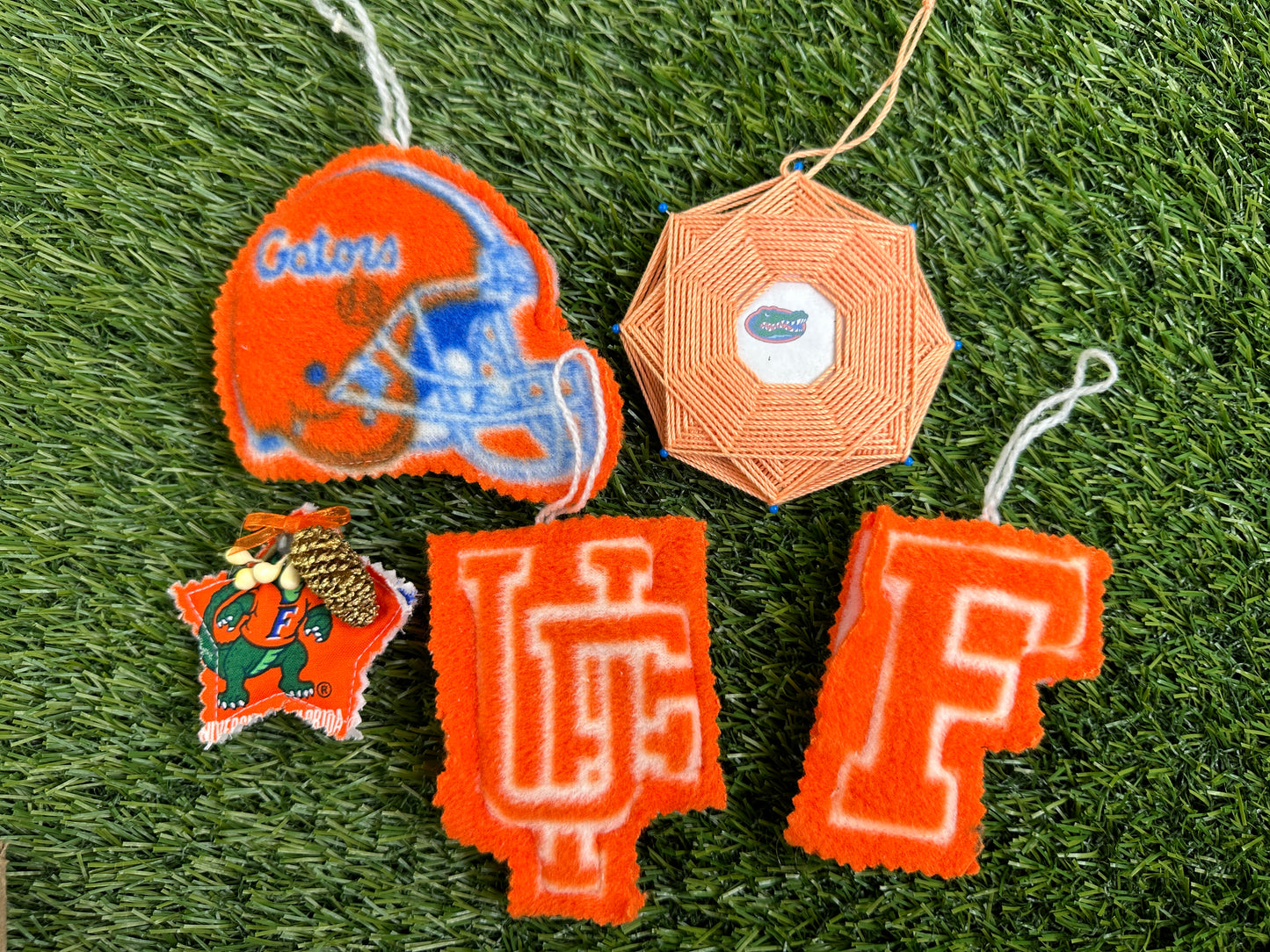 Florida Gators Handmade Ornament Lot