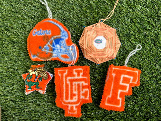 Florida Gators Handmade Ornament Lot