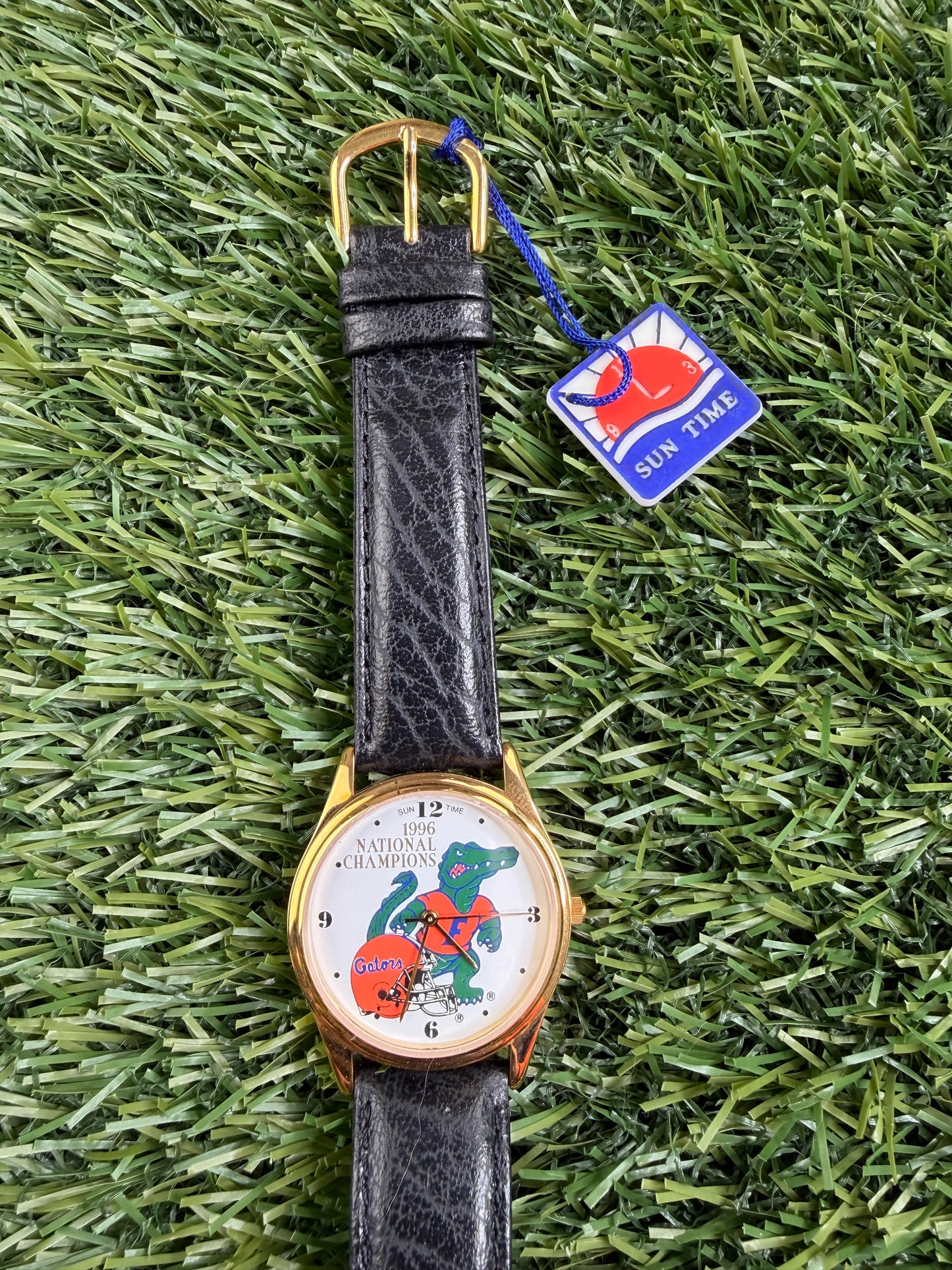 Vintage Florida Gators Watch Navy Black Band 96 Champs