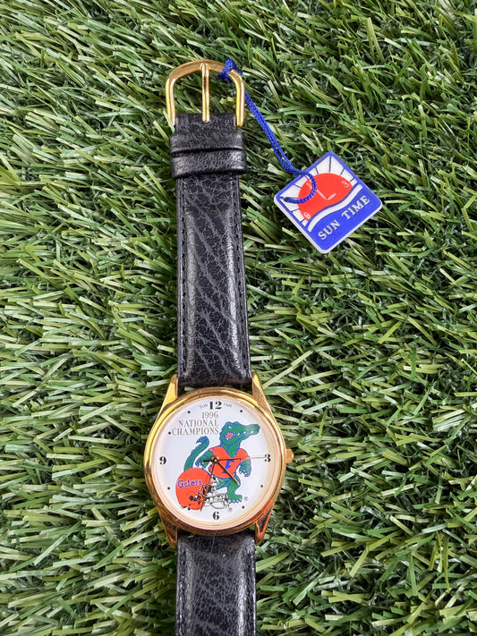 Vintage Florida Gators Watch Navy Black Band 96 Champs
