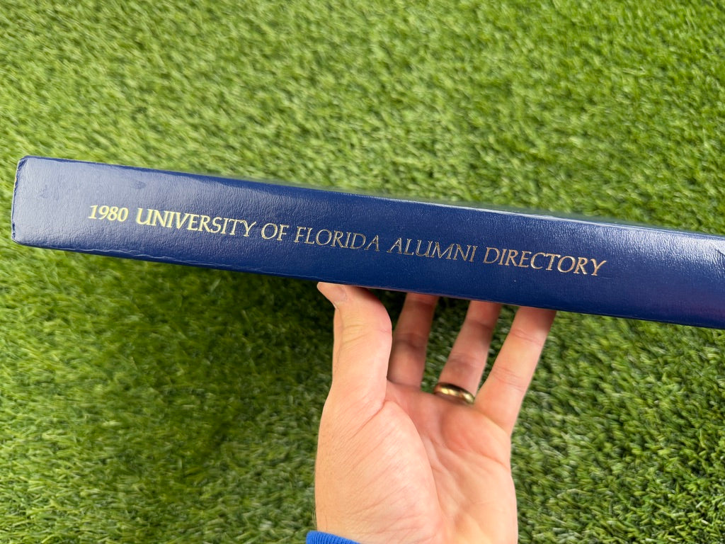 Vintage University of Florida 1980 Alumni Directory