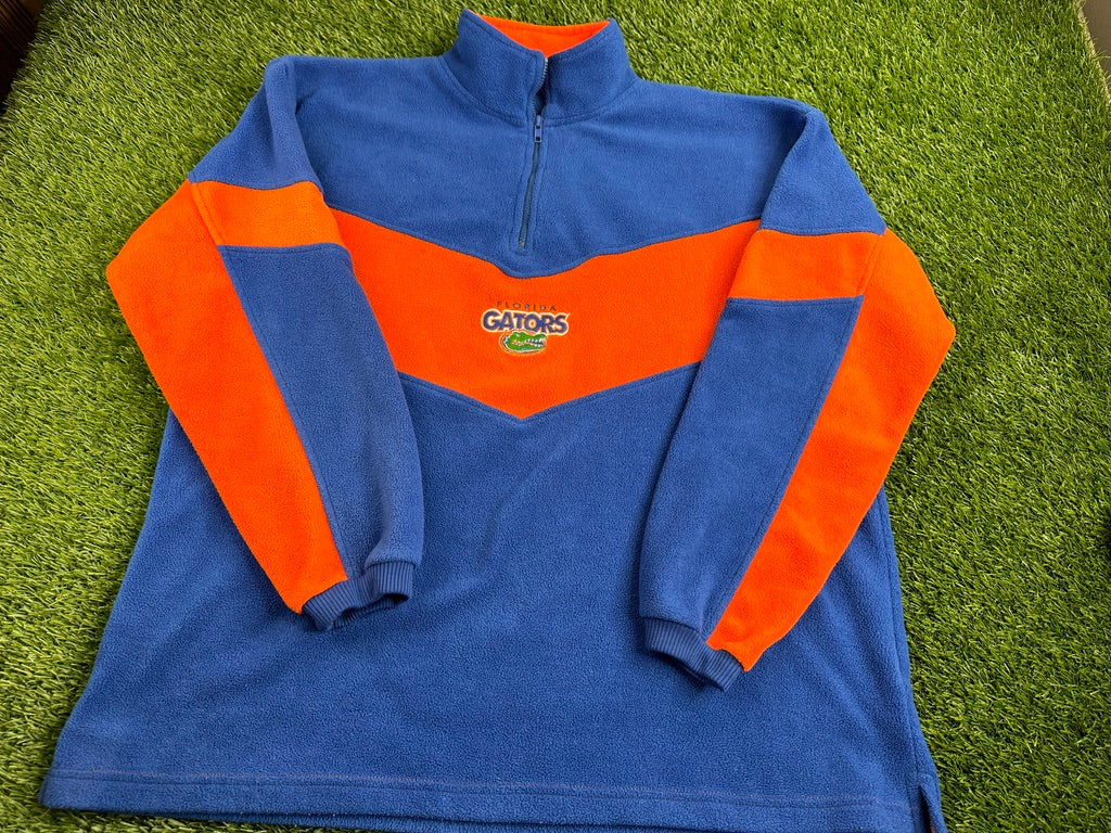 Vintage Florida Gators Fleece Quarter Zip Jacket - XL