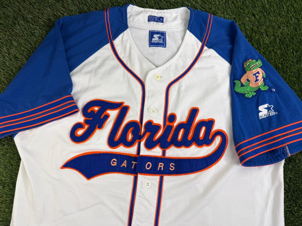 Vintage Florida Gators Starter Script Baseball Jersey - XL