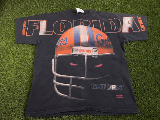 Vintage Florida Gators Football Helmet Shirt - M