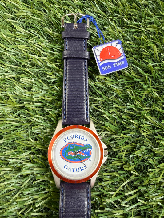 Vintage Florida Gators Watch Navy Blue Band