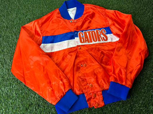 Vintage Florida Gators Satin Jacket Colorblock - S