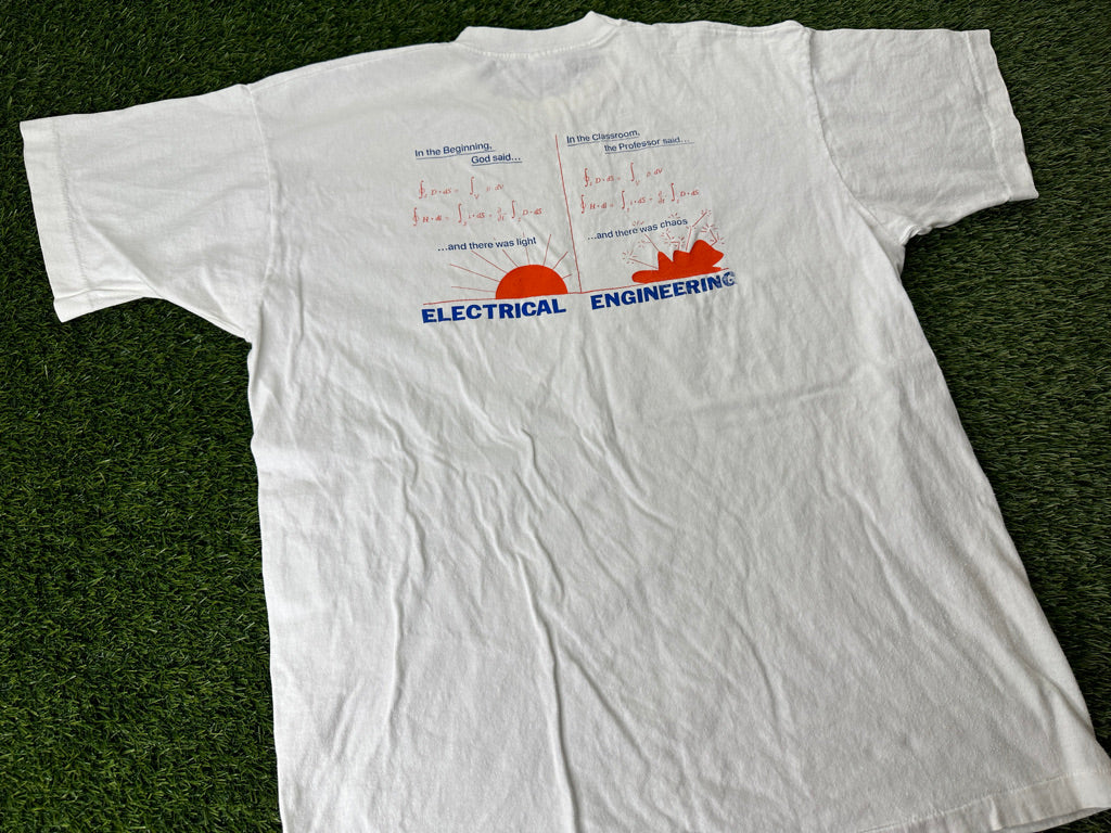 Vintage University of Florida Electrical Engineering Shirt White - XL