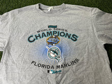 Load image into Gallery viewer, Vintage Florida Marlins 2003 World Series Shirt Gray - 2XL
