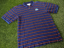 Load image into Gallery viewer, Vintage Florida Gators Striped Polo Navy Blue - XL

