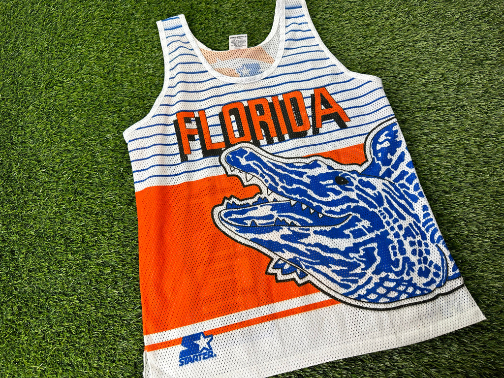 Vintage Florida Gators Starter Basketball Jersey All Over Print - M