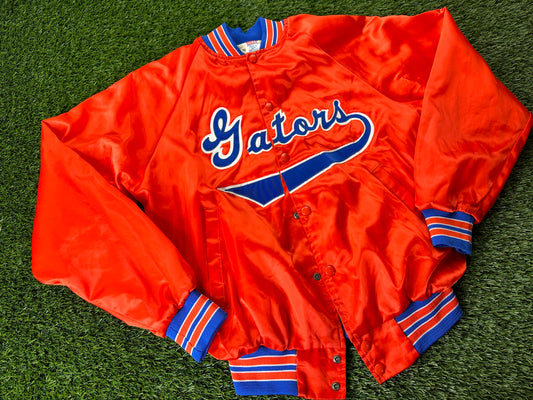 Vintage Florida Gators Script Satin Jacket - S