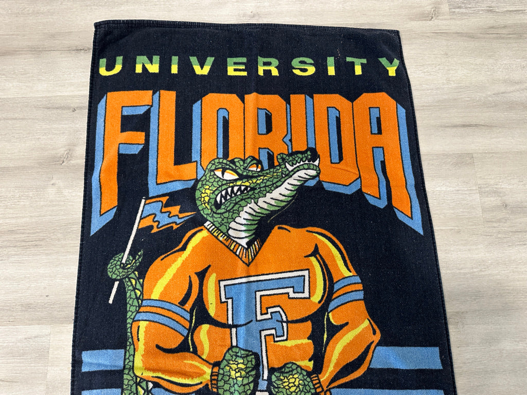 Vintage Florida Gators Beach Towel Flexing