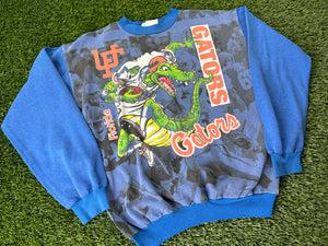 Vintage Florida Gators Sweatshirt Cartoon - Youth L