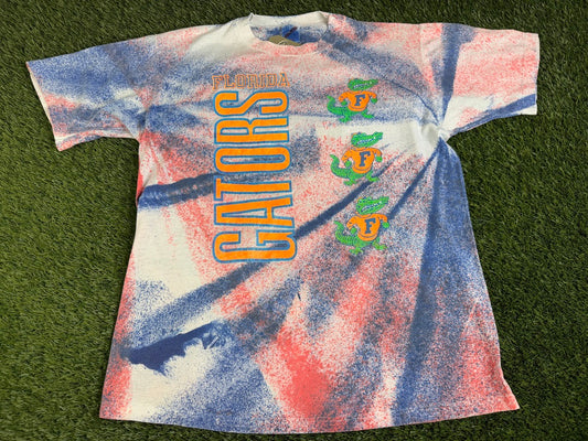 Vintage Florida Gators Tie Dye Spray Shirt - M