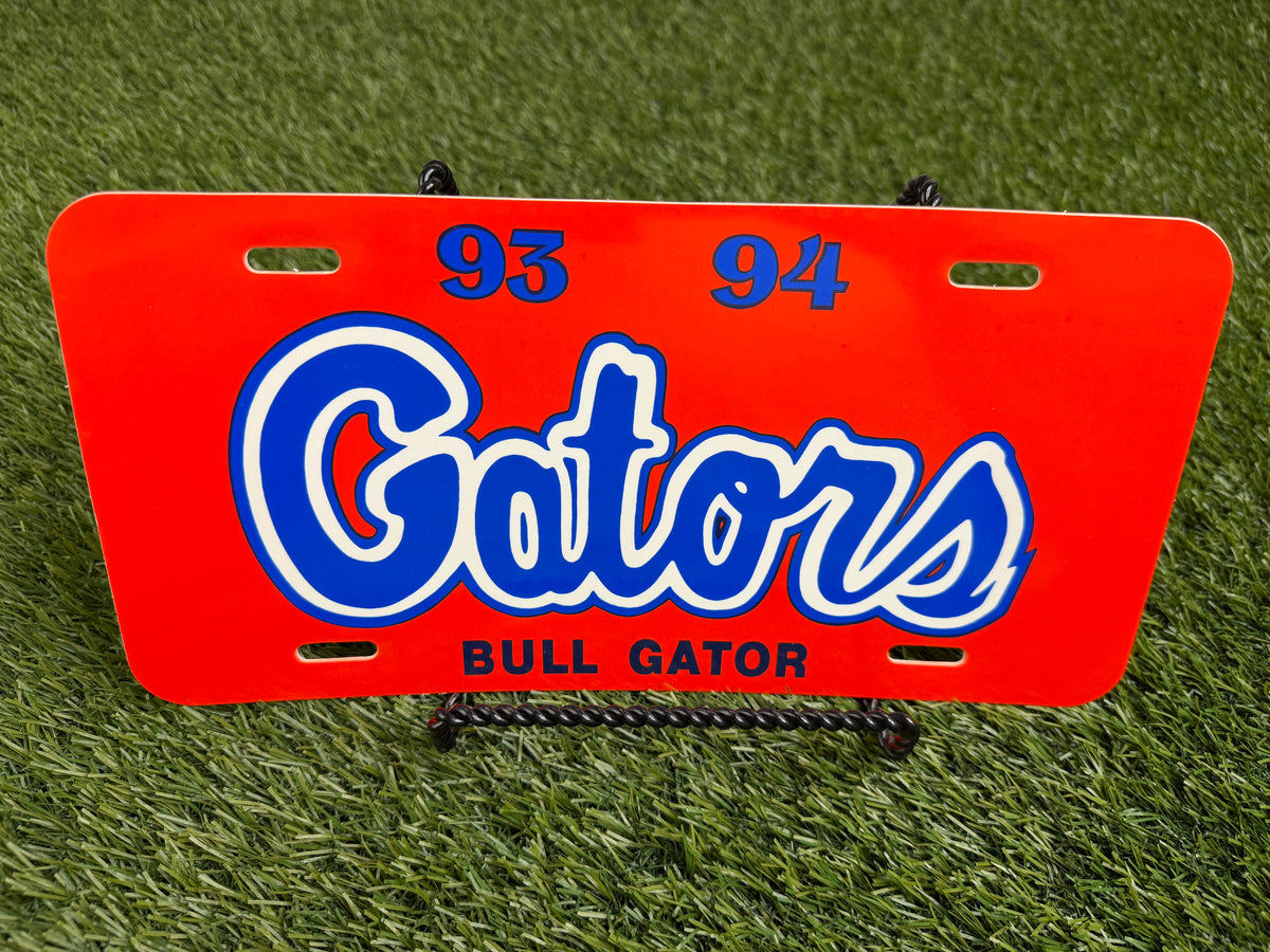 Vintage Florida Gators 1993/94 License Plate