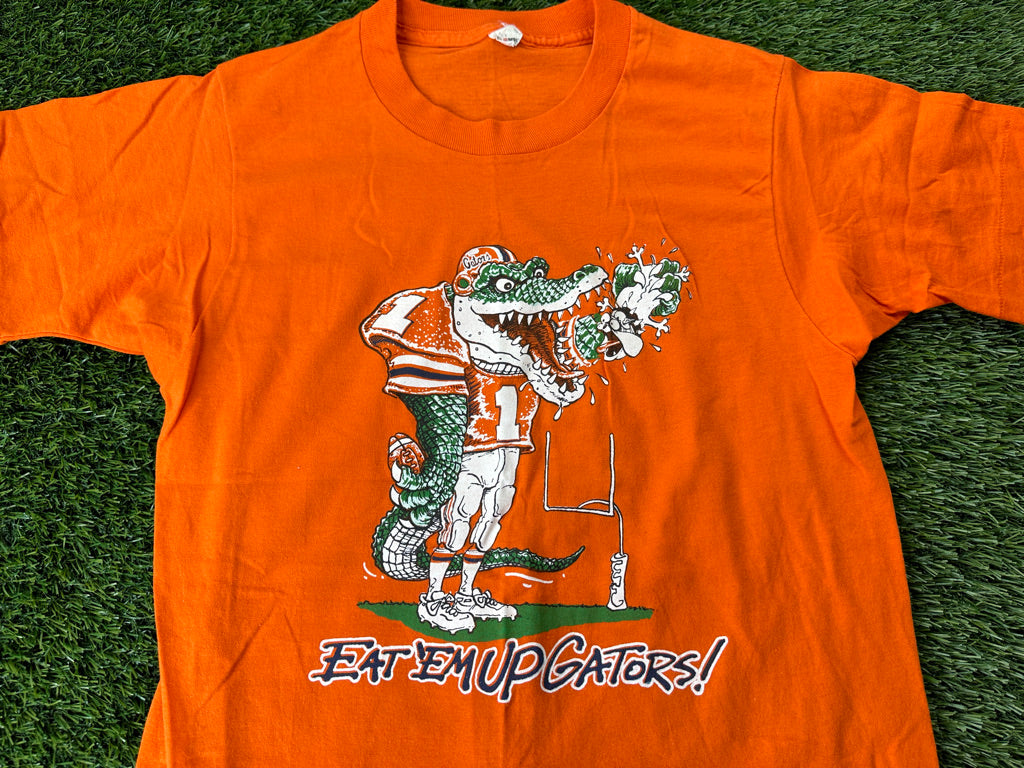 Vintage Florida Gators Georgia Rivalry Shirt Eat Em Up - XS