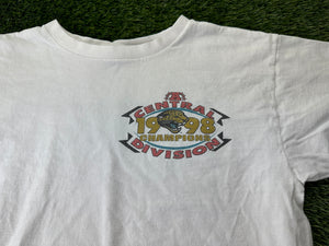 Vintage Jacksonville Jaguars 1998 Div Champs Shirt - M