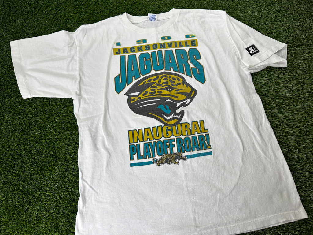 Vintage Jacksonville Jaguars 1996 Playoffs Shirt Roar - L