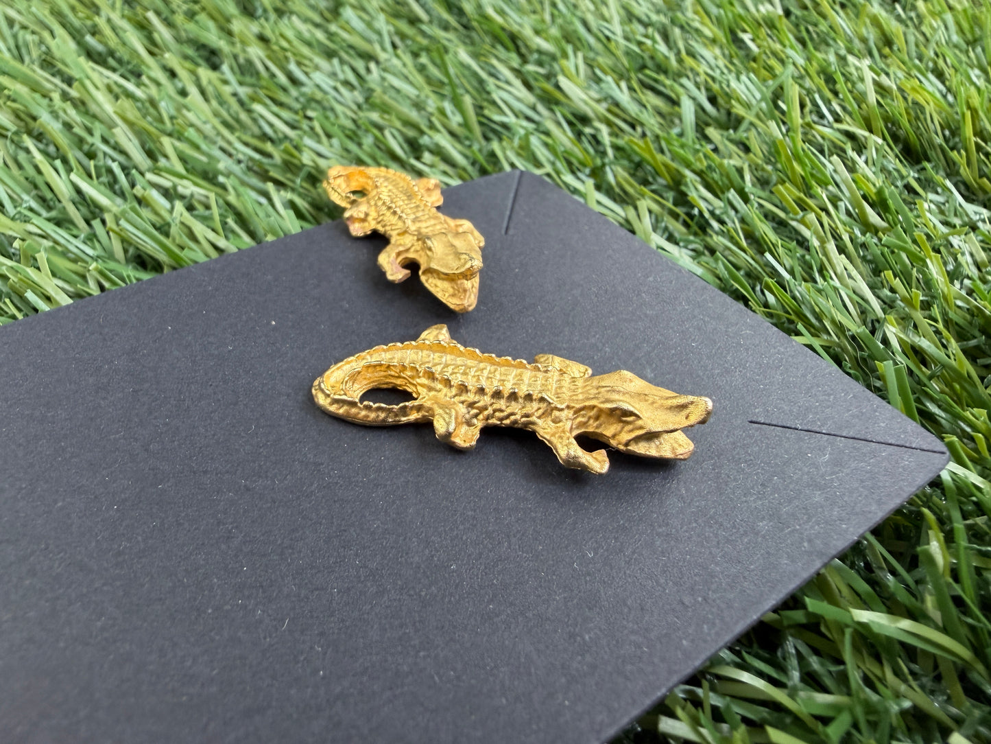 Vintage Alligator Earrings