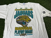 Load image into Gallery viewer, Vintage Jacksonville Jaguars 1996 Playoffs Shirt Roar - L
