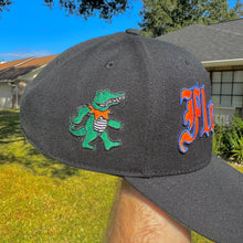 Load image into Gallery viewer, Florida Old English Snapback Hat Black
