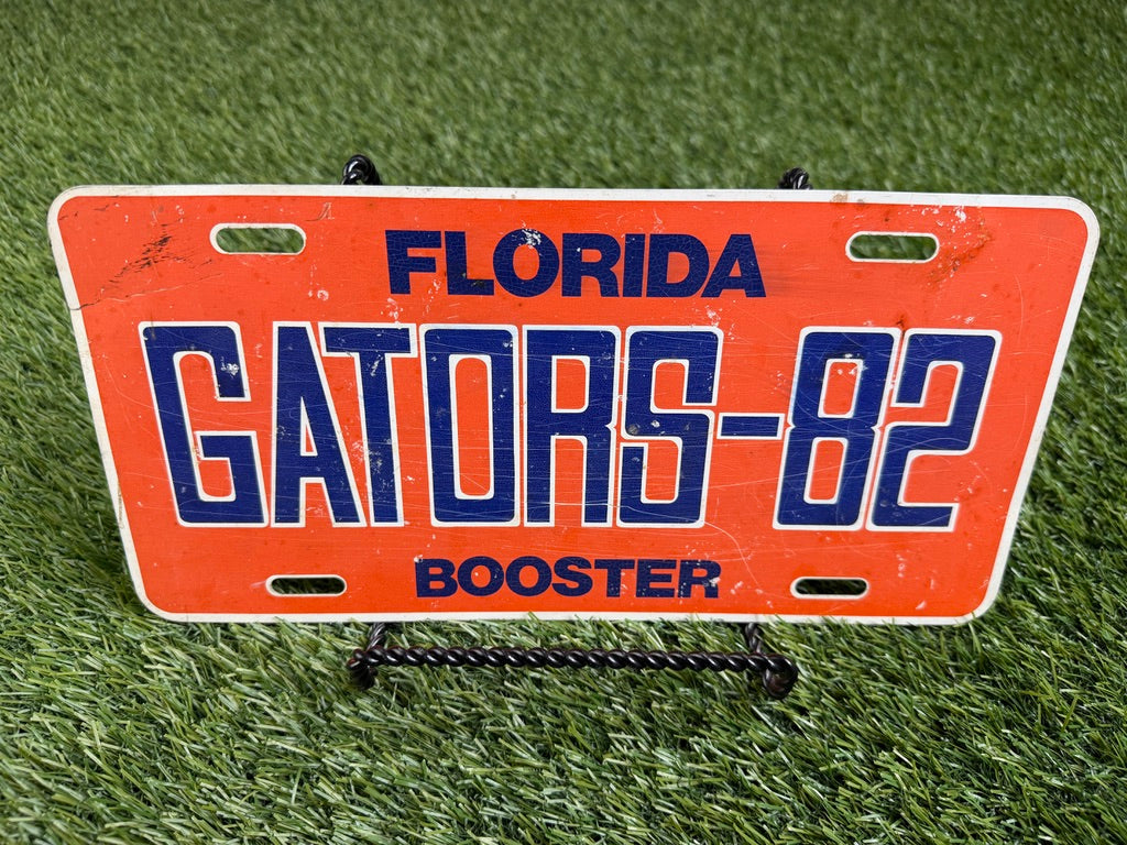 Vintage Florida Gators 1982 License Plate
