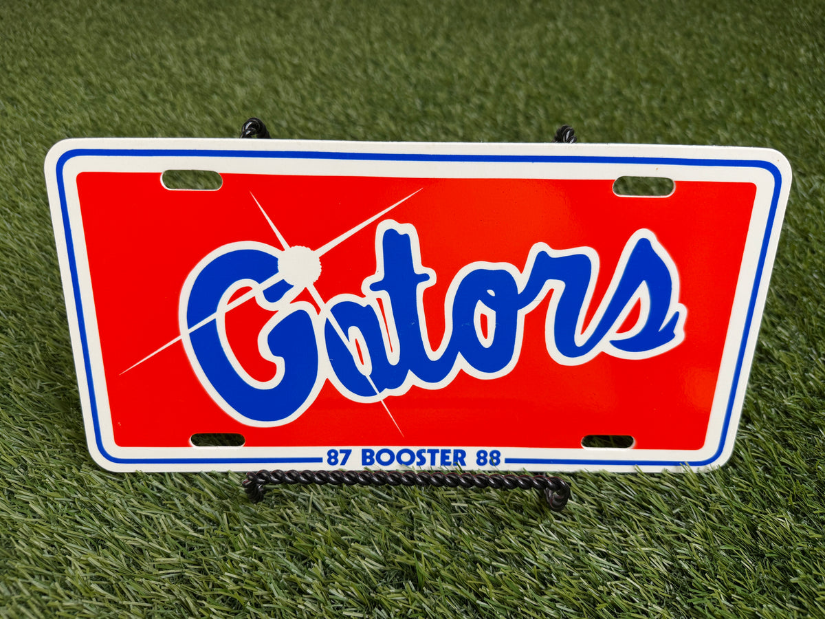 Vintage Florida Gators 1987/88 License Plate