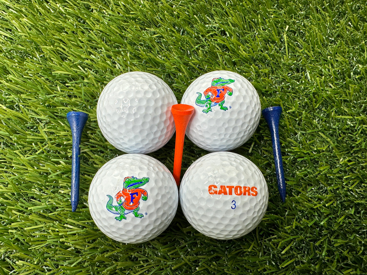 Vintage Florida Gators Golf Balls 4ct