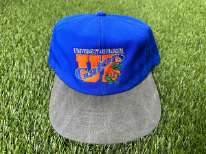 Vintage Florida Gators Snapback Hat Blue Albert