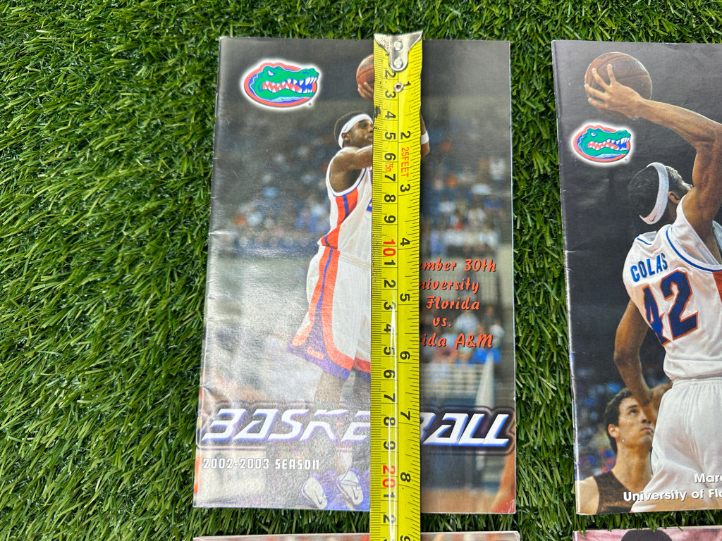 Vintage Florida Gators Basketball Program Lot