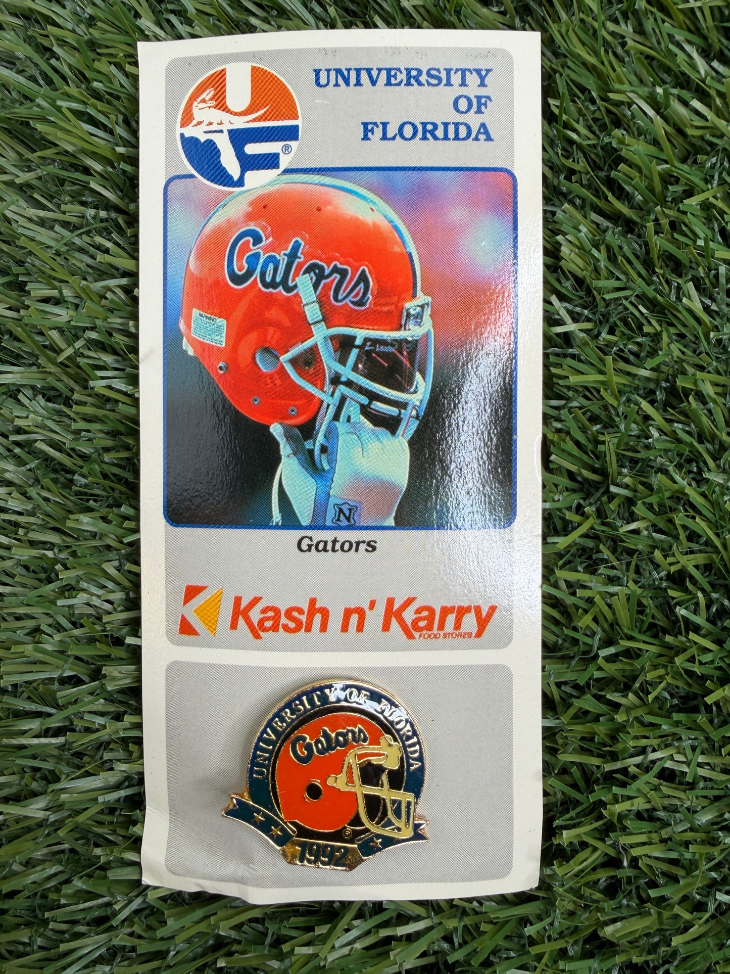 Vintage 1992 Florida Gators Helmet Pin