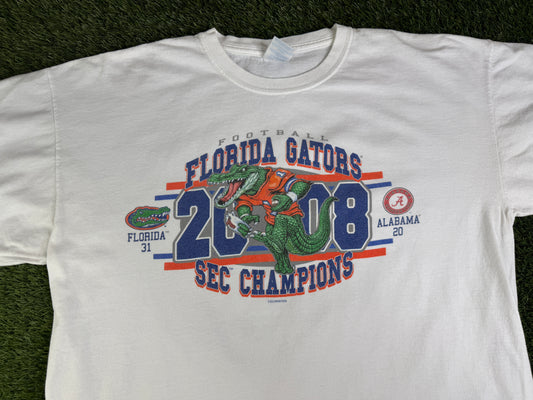Vintage Florida Gators 08 SEC Champs Shirt - XL