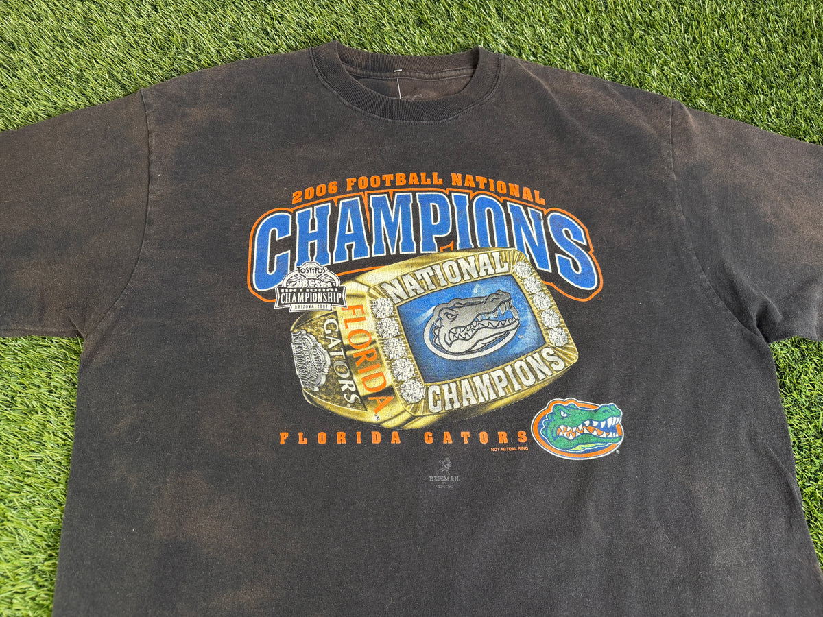 Vintage Florida Gators 06 Football Champs Ring Shirt - XL
