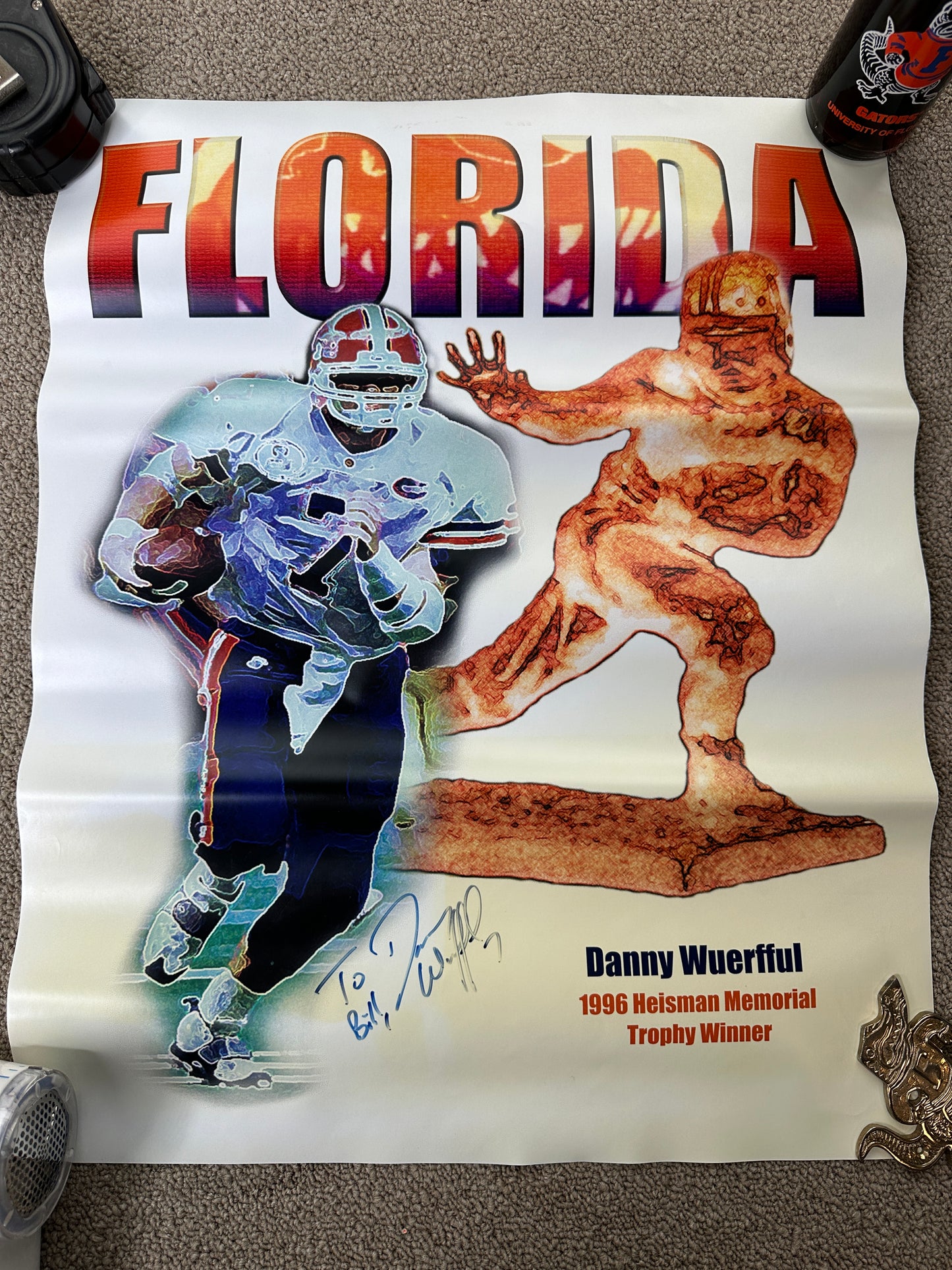 Vintage Florida Gators Danny Wuerffel Heisman Poster