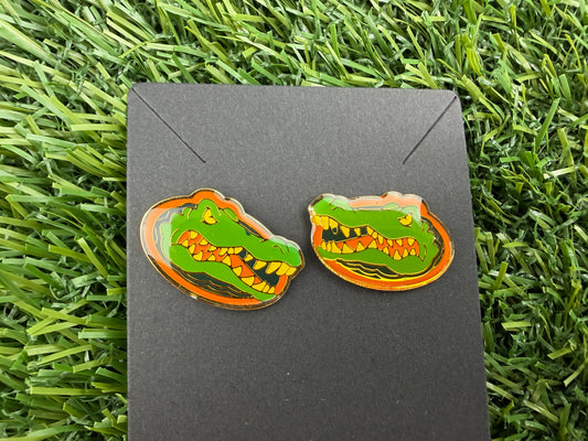 Vintage Florida Gators Stud Earrings